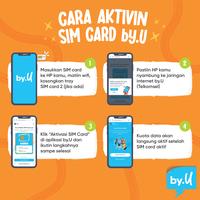 Gambar Kartu Perdana by.U Kuota 10 GB | 10 Hari + Instagram 3 GB | 30 Hari dari by.U undefined 4 Tokopedia