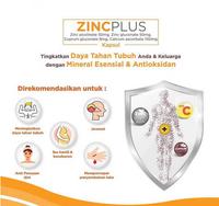 Gambar ZINC PLUS Zinc Picolinate Calcium Mineral Daya Tahan Tubuh dari Vitamin Terang undefined 3 Tokopedia
