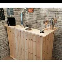 Gambar meja barista minimalis warung kasir kantor dari ud alisa jaya undefined 1 Tokopedia