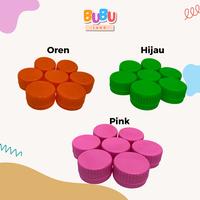 Gambar Paket Tutup Botol Plastik Mix Warna & Bisa Pilih Warna / Mainan anak - Hijau dari Bubu Land undefined 2 Tokopedia