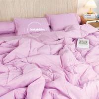 Gambar Bedcover saja/ Bedcover Homemade Polos Ukuran 220x230 cm (No Emboss) - Wisteria dari Kotak Biru Bedding undefined 3 Tokopedia