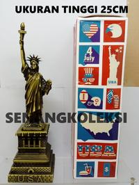 Gambar Miniatur Liberty New York America 25 cm dari Senangkoleksi undefined 2 Tokopedia
