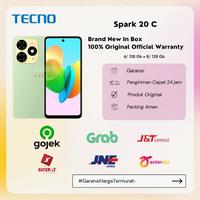 Gambar TECNO SPARK 20c 4/128 8/128 - Garansi RESMI - Hitam, 4/128GB dari Gesrek Phone undefined 1 Tokopedia