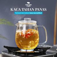 Gambar Teko Kaca Teh Kopi Sirup Saringan Ampas Rempah Infuser Tahan Panas dari RUMAHINAJA undefined 4 Tokopedia