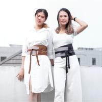 Gambar obi belt cube / obi belt motif kotak / obi belt square / ikat pinggang - Hitam dari Kota.Aksesoris undefined 2 Tokopedia