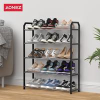 Gambar AONEZ 5 Layers Minimalis Rak Sepatu Besi Bertingkat Rak Susun Hitam dari AONEZ Official Store undefined 1 Tokopedia
