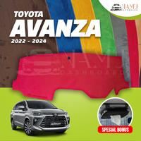 Gambar ALAS BULU DASHBOARD MOBIL ALL NEW AVANZA 2022 - COVER PELINDUNG DASBOR - Merah, 2PCS SEATBELT & TEMPAT TISU dari Namu Dashboard undefined 1 Tokopedia