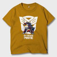 Gambar Baju Kaos Anak Transformers Optimus Prime Autobot Robot Anak TFR-01 B - Cream, XS dari Yanura Official undefined 5 Tokopedia