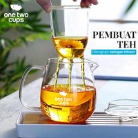 Gambar Teko Kaca Teh Kopi Sirup Saringan Ampas Rempah Infuser Tahan Panas dari RUMAHINAJA undefined 3 Tokopedia