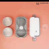 Gambar Lock N Lock Electric Lunch Box 1.1L - EJR286WHT Stainless Steel Wadah Kitchenware - 1 Layer dari TOKO JUWITA KEBAYORAN undefined 4 Tokopedia
