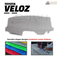 Gambar ALAS BULU DASHBOARD MOBIL NEW VELOZ - COVER PELINDUNG DASBOR AVANZA - Merah, 2PCS SEATBELT & TEMPAT TISU dari Namu Dashboard undefined 2 Tokopedia