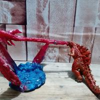 Gambar figure burning godzilla atomic beam efek lingkaran api fire efek ledak dari bulan toys_NEW undefined 2 Tokopedia