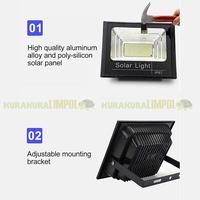 Gambar Lampu Sorot Solar Cell LED Outdoor 50W Lampu Tenaga Matahari 50 Watt dari MedanSuperMall undefined 3 Tokopedia