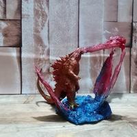 Gambar figure burning godzilla atomic beam efek lingkaran api fire efek ledak dari bulan toys_NEW undefined 3 Tokopedia