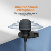 Gambar Mic Clip On JETE M1 - Vlogger Clipon Smule Youtuber - Vlog Audio Jack dari Doran Gadget Store undefined 4 Tokopedia