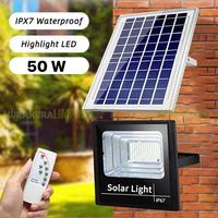Gambar Lampu Sorot Solar Cell LED Outdoor 50W Lampu Tenaga Matahari 50 Watt dari MedanSuperMall undefined 1 Tokopedia