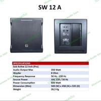 Gambar Subwoofer Aktif 12 Inch Wisdom SW 12A SW12A Wisdom SW 12 A Original dari Kharisma_Audio215 undefined 1 Tokopedia