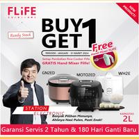 Gambar Rice Cooker Digital / Manual Flife Kapasitas 2 Liter Multifungsi - RC-MOTO2ED dari Station Electronic undefined 1 Tokopedia