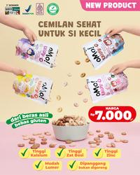 Gambar OMO! Krispy-O - Cemilan MPASI - 15gr - Snack Sehat Bayi - Cemilan Anak - Blueberry dari Allofsnackid undefined 1 Tokopedia