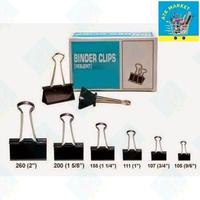 Gambar Binder Clip / Klip / Penjepit Kertas Hitam #155 dari ATK Market Balikpapan undefined 2 Tokopedia