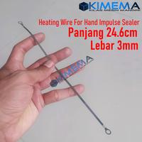 Gambar FS-200 Element Heating Wire Hand Impulse Sealer Elemen Kawat Pemanas - Kawat + Kain dari KIMEMA undefined 1 Tokopedia