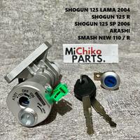 Gambar Kunci Kontak Assy Set Shogun 125 Lama 2004 R SP 2006 Pnp Smash New 110 R Arashi Plus Kunci Jok - JOK SAJA dari kaizen.michikoparts undefined 1 Tokopedia