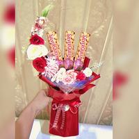 Gambar Buket hadiah bulan sabit - Uang 10k pink dari Chyn Bouquet undefined 1 Tokopedia