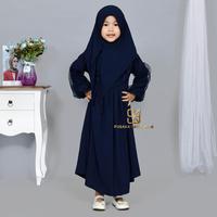 Gambar YURA KIDS baju gamis syari anak perempuan FREE HIJAB cringkle MIX - LAVENDER, S dari Aisyah Shoop99 undefined 2 Tokopedia