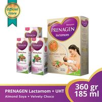 Gambar PRENAGEN LACTAMOM ALMOND SOYA 360gr + UHT Choco 3 Pack dari Prenagen Shop undefined 1 Tokopedia