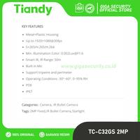 Gambar IP CAMERA CCTV TIANDY TC-C32GS 2MP AUDIO STARLIGHT POE ONVIF OUTDOOR dari Giga Security Official Store undefined 2 Tokopedia