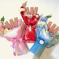 Gambar Buket hadiah bulan sabit - Uang 10k pink dari Chyn Bouquet undefined 2 Tokopedia