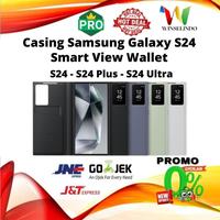 Gambar Casing Samsung Galaxy S24+ S24 Ultra S24 Smart View Wallet Case - S24, Violet dari Winselindo undefined 1 Tokopedia