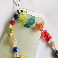 Gambar Gantungan Bandul Tali HP Handphone Kristal - Merah dari I am Button Art undefined 4 Tokopedia