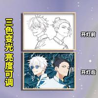 Gambar Pajangan Bingkai LED Jujutsu Kaisen Light Painting PART 2 - L, L dari Metro Anime Store undefined 4 Tokopedia