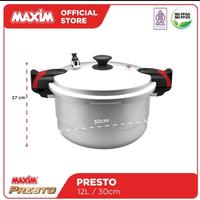 Gambar Maxim Panci Presto / Pressure Cooker - 12 Liter dari Laris Kebayoran undefined 2 Tokopedia