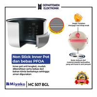 Gambar Miyako Rice Cooker MCM-507 BGL / Rice Cooker 3 in 1 / 1,8 Liter dari Departemen Elektronik undefined 3 Tokopedia