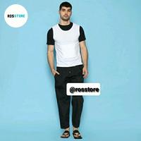 Gambar Celana Ihram Ihrom Pria Panjang Putih Polos Katun Perlengkapan Haji - Hitam, L dari rosstore2 undefined 4 Tokopedia