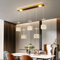 Gambar Lampu gantung hias kristal mewah dekorasi ruang meja makan 5in1 - 5 KEPALA dari LAMPU MODERN undefined 1 Tokopedia