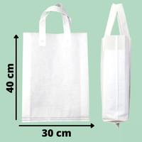 Gambar Goodie bag spunbond 30x40x8 cm tas kain  kantong belanja tas souvenir - Hijau Tua dari firstmed.id undefined 4 Tokopedia