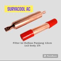 Gambar filter isi kulkas 12cm - 1x2 bodi 3/4 dari surya cool teknik undefined 2 Tokopedia