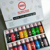 Gambar Pewarna Makanan Cross Oil Based Food Coloring 1 SET [18pcs] - Reguler Series dari Yourbakingneeds undefined 1 Tokopedia