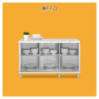 Gambar Kitchen Set Mutiara Putih 010810-WHT - 3 Pintu Atas dari Offo Living Furniture undefined 4 Tokopedia