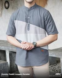 Gambar Baju Koko Kemko Pria Kemeja Muslim Keren Elegant Model Tsabit - Cream, XXL dari Gudang Salman undefined 5 Tokopedia