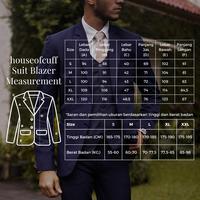 Gambar FORMAL SET 5 : Suit Blazer Navy + Celana bahan Formal Navy - L, 34 dari House of Cuff undefined 5 Tokopedia