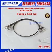 Gambar Plat kawat pemanas mesin hand sealer lebar 3mm heating wire FS - 1000 dari INOVASI PACKAGING undefined 1 Tokopedia