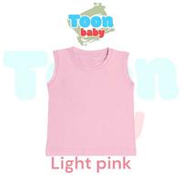 Gambar Baju Kutang Anak 0-1 Tahun / Kaos Singlet Bayi / Baju Singlet Anak SNI - KK Light Pink, 0-6 Bulan dari Toonbabymall undefined 3 Tokopedia