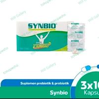 Gambar SYNBIO Suplemen Probiotik Prebiotik Pencermaan Diare BOX  30 Kapsul dari Will Gallery undefined 1 Tokopedia