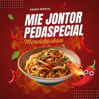Gambar Mie Jontor Extra Pedas Spesial Bakmie+Bihun+pedas+Spacy+Chili oil dari Miejontor undefined 1 Tokopedia