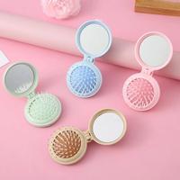 Gambar SISIR LIPAT CERMIN BULAT 2IN1 SISIR RAMBUT MINI KACA 2 IN 1 dari HJ collectionnn undefined 3 Tokopedia