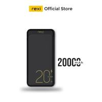 Gambar Rexi Mi20 Powerbank 20000mAh 2 Output Fast Charging 2.4A Flight Friend - Hitam dari MakeYourStore undefined 3 Tokopedia